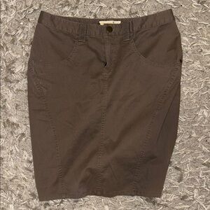 LONDONJEAN Women's Pencil Skirt in Brown